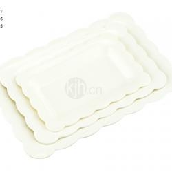 花邊長(zhǎng)方餐盤(4、6PCS