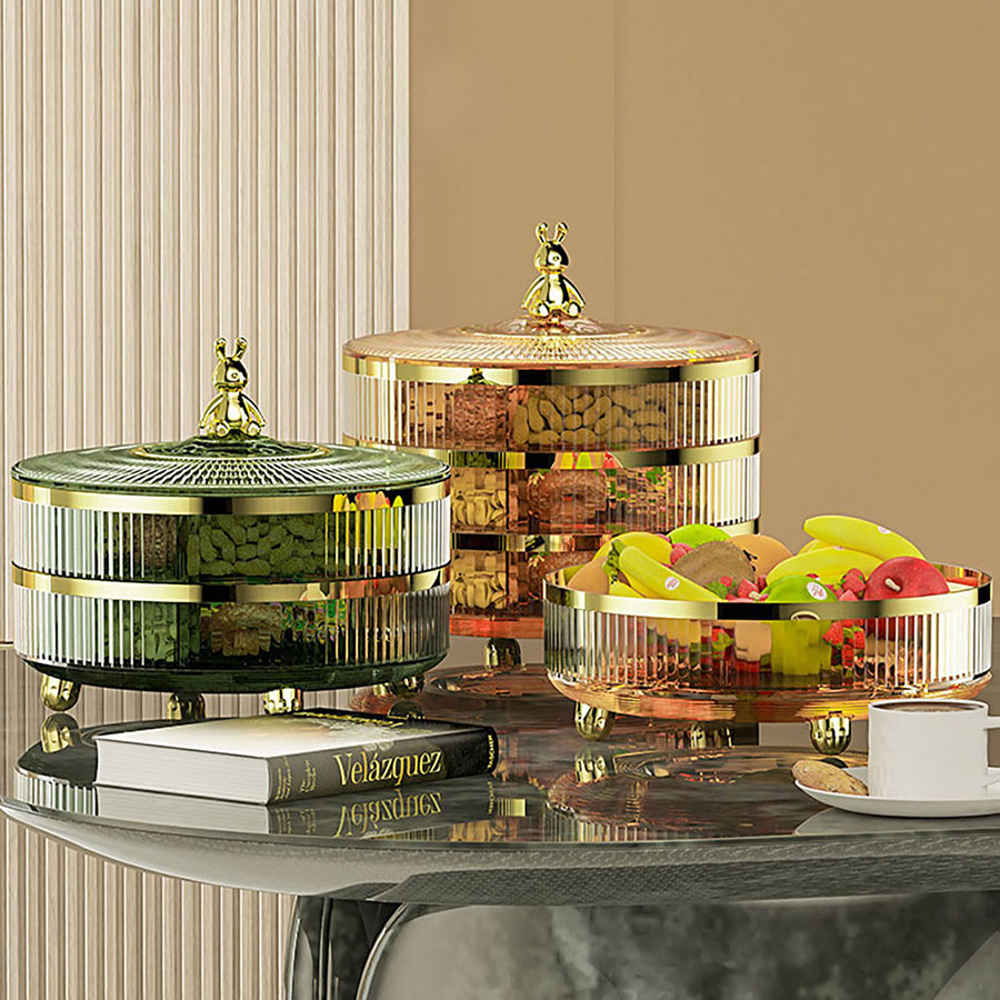 金兔迎春糖果盒無(wú)轉(zhuǎn)盤