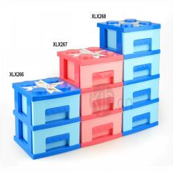 積木小層柜（正方2小、3