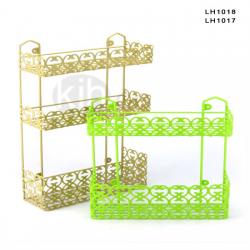 雕花方型二層、三層架