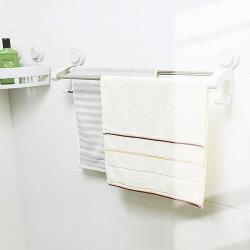 無(wú)痕吸盤45CM雙桿毛巾