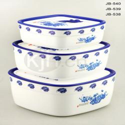 青花正方形大號(hào)保鮮盒