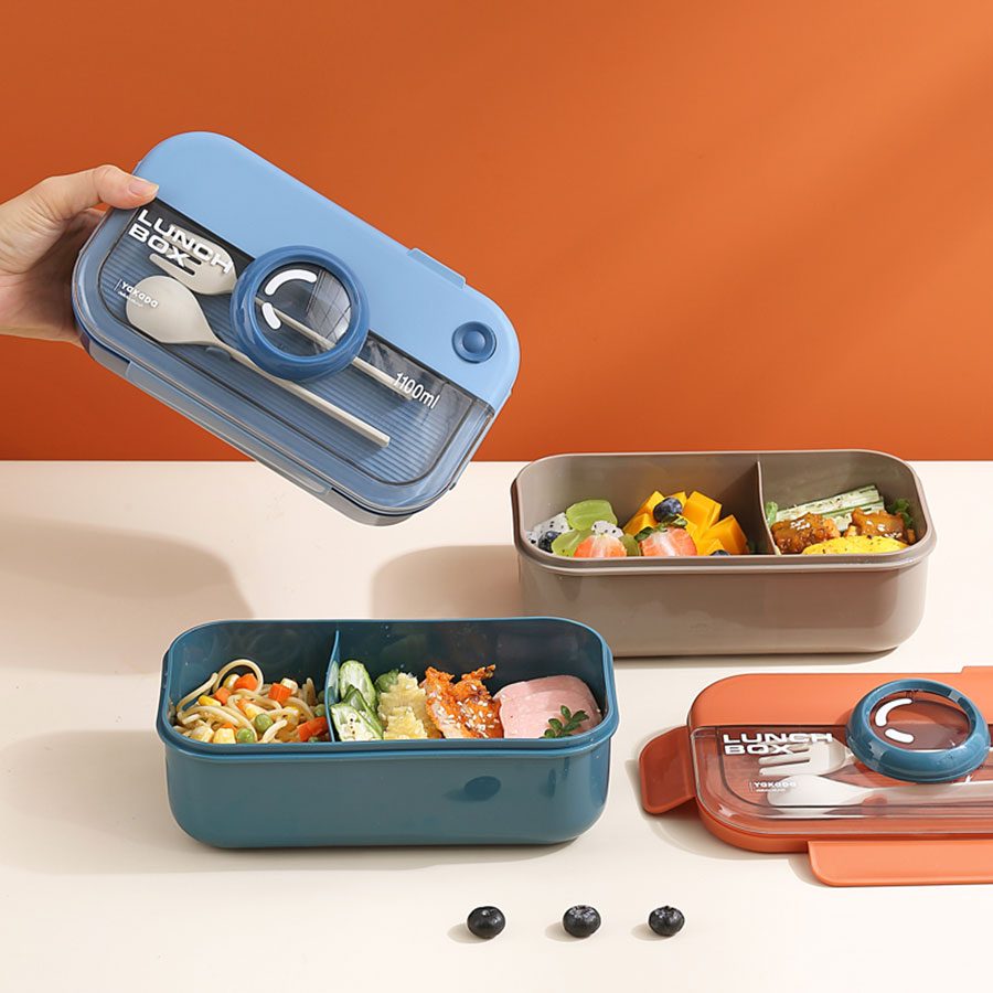 長方相機(jī)蓋飯盒1100ml