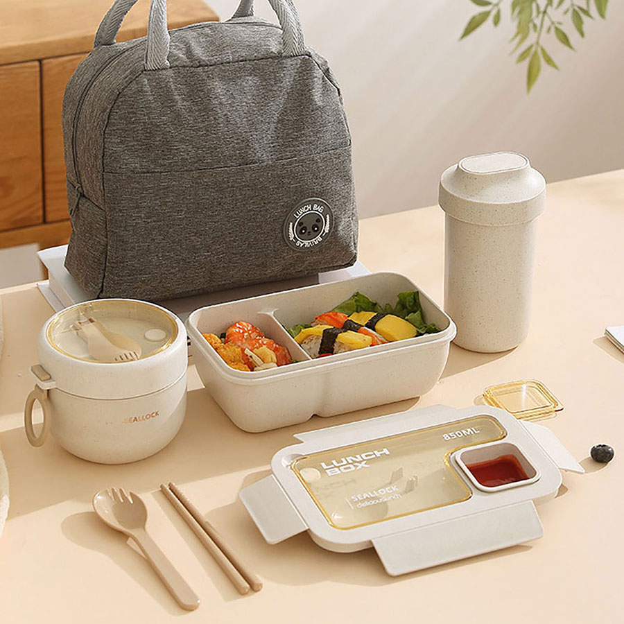 簡麥便當(dāng)盒飯盒/套裝(