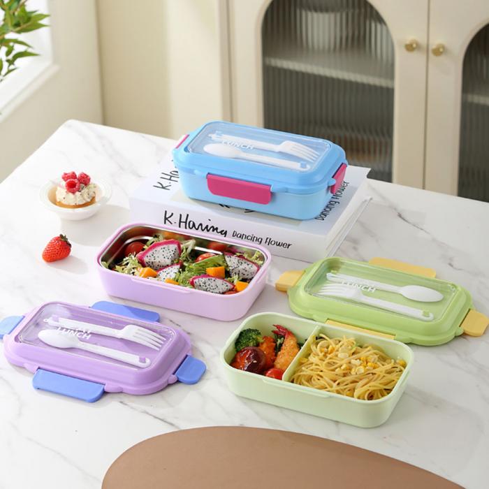 日式便當盒PP款二格74